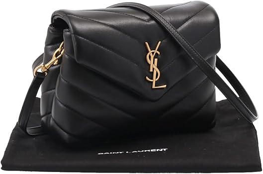 Saint Laurent ショルダーバッグ 黒 キルティング サンローラン ルル スモール キルティングレザー ブラック (Saint
